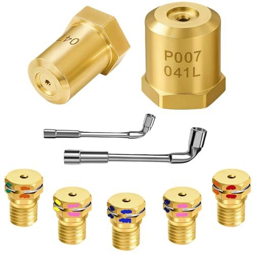 Propane Conversion Kit WB28X24757 WB28X39132 – Natural Gas to LP Conversion Kit for GE Gas Range, 7PCS Burner Nozzles with Installation Tool, Replaces AP6996738 PS16225944 4963120 EAP16225944