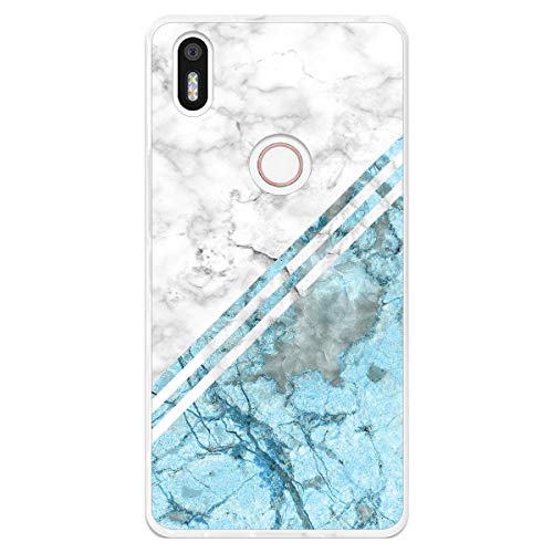 Tumundosmartphone Funda Gel TPU para Bq Aquaris X5 Plus diseño Mármol 02 Dibujos