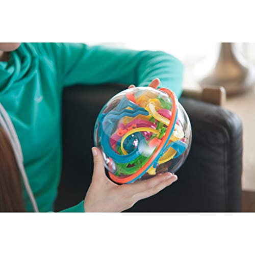 ADDICTABALL - 3D kuličkové bludiště 20 cm, 3D puzzle míč se 138 etapami, kuličková hra, šikovnost bludiště puzzle míč, dárky, hry pro trpělivost pro děti a dospělé od 6 let