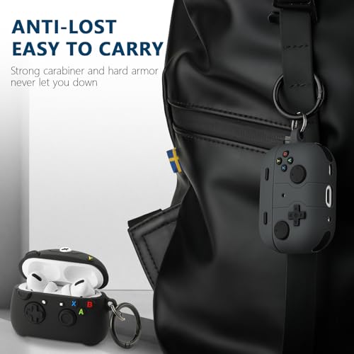 Image of [2Pack] Compatible Airpods Pro 3 Case(2025),Cute Gamepad Design Cases Soft Silicone Protective Cases for Apple AirPods Pro 3rd Generation Case,Airpod Pro 3 Cover with Keychain for Men /Boy