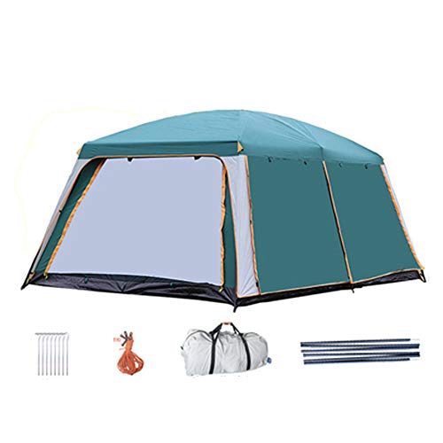 Tente camping 8 places étanche antipluie avec 2 chambres XXL