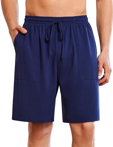 Ekouaer Men's Pajama Shorts Cotton Lounge Sleep Shorts...