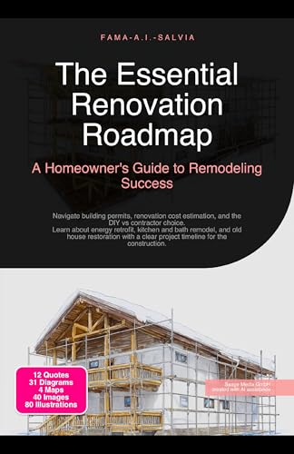 The Essential Renovation Roadmap: A Homeowner's Guide to Remodeling Success: Navigate building permits, renovation cost estimation, and the DIY vs contractor ... project timeline for the construction.
