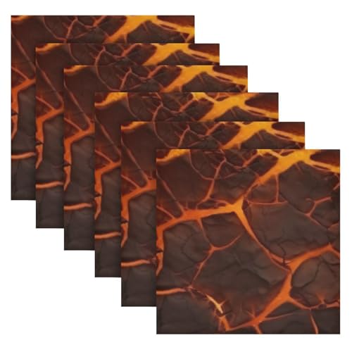 Servilletas de tela cuadradas 50.5x50.5 cm, pack de 6 miniatura 6