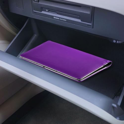 Organizador De Guanteras Piel Morado miniatura 6