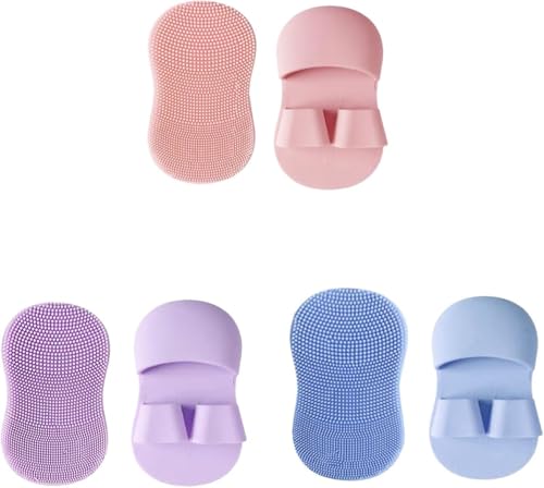Image of Silicone Face Scrubber for Women & Men - Soft Facial Cleansing Brush for Deep Pore Cleaning, Gentle Exfoliation, Massage, Blackhead & Acne Removal - Reusable Skin Care Tool for Daily Use