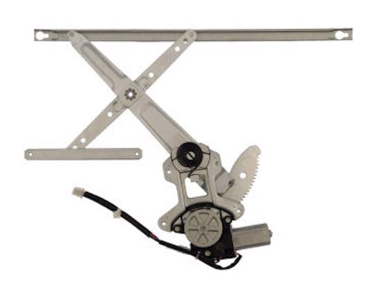 Image of TRQ Front Left Power Window Regulator & Motor Assembly Drivers Side Compatible with 1986-1989 Honda Accord