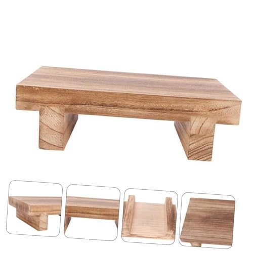 Escalera de madera noble y banco auxiliar de diseno funcional 8