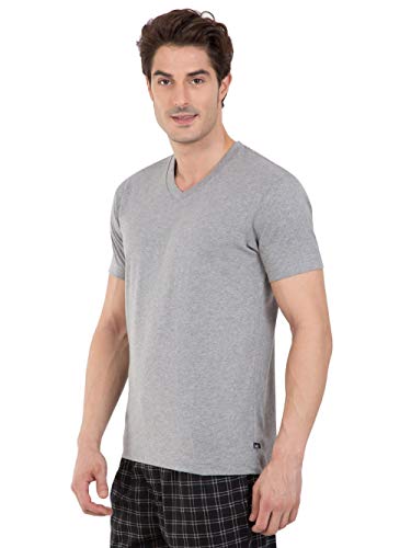 Image of Jockey Men Regular Fit V Neck Half Sleeved T-Shirt (Pack of 2)