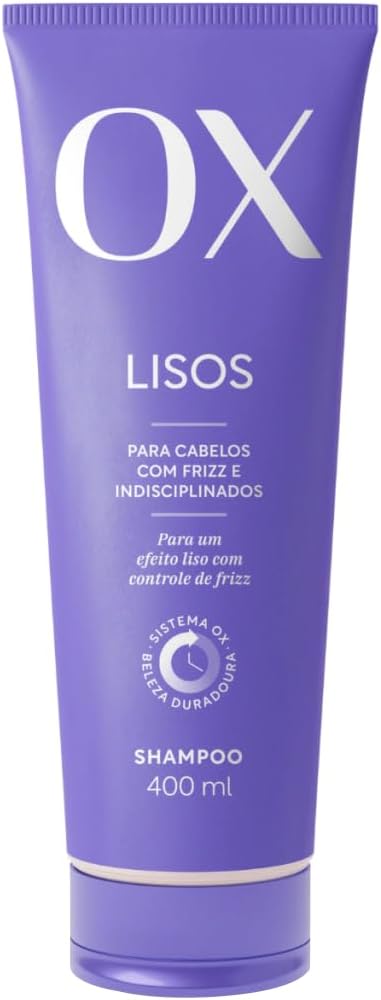 Shampoo Ox Liso 400ml Roxo, a gente ama cuidado liso