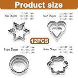 Zoom IMG-1 zorvyn set di 12 formine Zoom IMG-1 zorvyn set di 12 formine