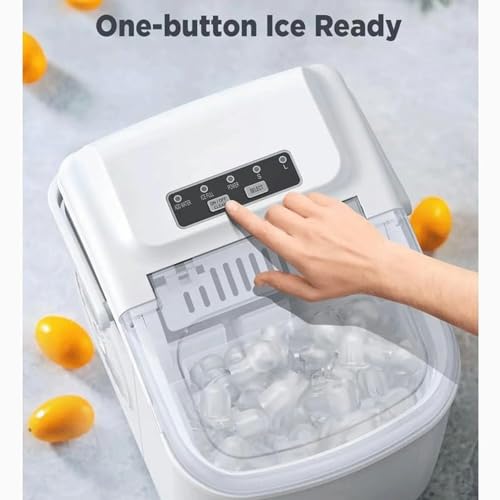 Fabricadora de hielo de encimera 9 cubos lista en 6 mins miniatura 4