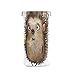 HUSSRITY Eyeglasses Case Little Cute Hedgehog Sunglasses Pouch Soft PU Leather Squeeze Top Eyeglass Holder Portable Glasses Case For Women Men