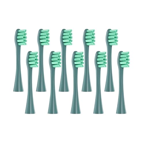 ���u���V�w�b�h Oclean X PRO/Z1/F1/One/Air 2/SE �\�t�g�m�Y���ƌ݊������� �^�󖧕p�b�P�[�W(10Green)
