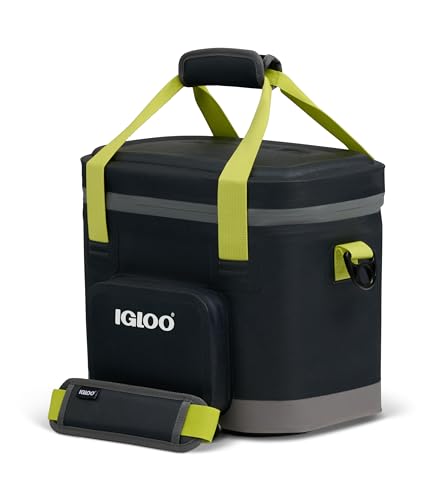 Igloo Trailmate 18 Can Soft Cooler | Insulated Cooler Bag | Jet Carbon