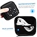 DIYEAH 2pcs Earphone Bag Travel Electronics Case Mesh Pocket Material Storage Pouch for Headphones Carrying Bag for Power Bank