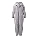 Wkishenl Adult Onesie Pajamas,Sherpa Jumpsuit Women Fuzzy Pajamas Plus Size Hooded Long Sleeve Onesie Pjs Fleece Winter Warm Playsuit Loungewear