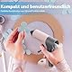 Heißklebepistole Akku, Tilswall Kabellose Heißklebepistole mit 30s Schnellvorheizen 2000mAh Akku, 20 Premium Klebesticks, Smart Power-Off, Ideal für Heimwerkerarbeiten und Reparaturen Rosa