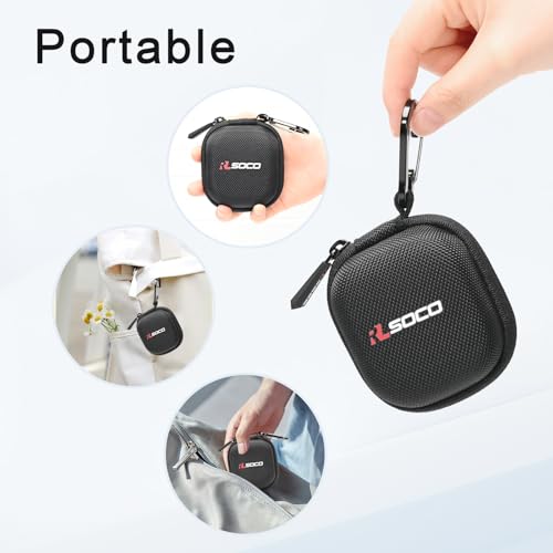 Image of RLSOCO Carrying Case for Bose QuietComfort Ultra (2nd Gen) /QuietComfort Earbuds II /QuietComfort Ultra Wireless Noise Cancelling Earbuds - Black (Case Only)