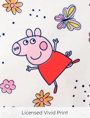 Image of Peppa Pig Toddler Girls Skirt Sets Top Shirt and Skirt for Birthday Party | Officially Licensed, Soft Fabric