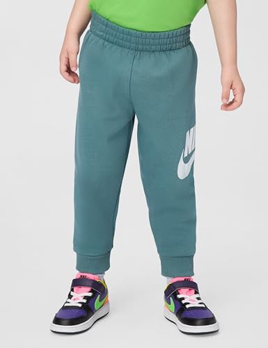 Image of Nike Kids' Sportswear Club Fleece Pullover Hoodie and Joggers 2-Piece Outfit Set (Large Swoosh Logo)