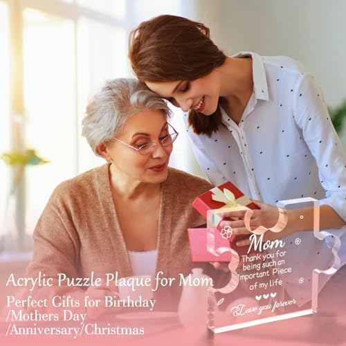 Image of Heart shaped plaque gift (Mom)