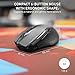 Cherry MW 3000 Wireless Computer Mouse for Work or Home. Nano USB Receiver Easily Stays in Laptop or Chromebook. Ergonomic Designed for Right Handed. 6 Buttons Black