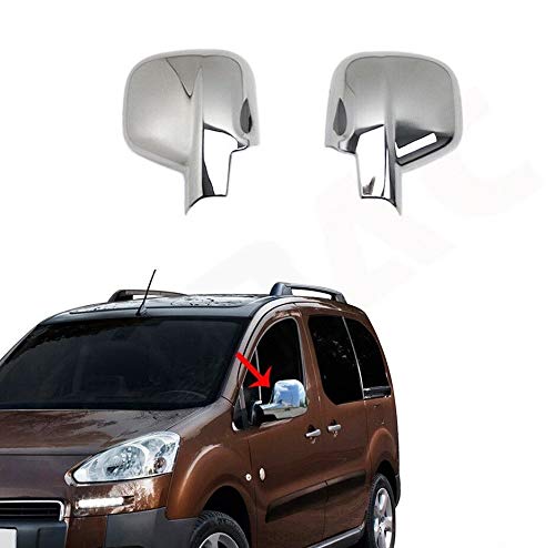 Proace/Expert MK3/Traveller (à partir de 2016) Coque de rétroviseur ABS chromé 2 pièces
