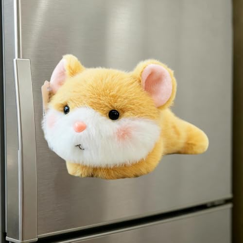 Imán con animal de peluche decorativo para tablero de notas en oficina y hogar 6
