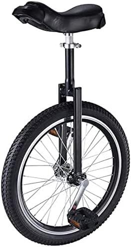 ELzEy Adult Unicycle Unicycle With 16/18/20 Inch Wheels, Standard Comfortable Saddle, Outdoor Exercise For Beginners (Color : Schwarz, Size : 16 inch)