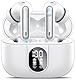 AI Kopfhörer Übersetzer, 3-in-1Bluetooth 5.3 Echtzeit Sprachübersetzer Kopfhörer mit 164 Sprachen/6 Übersetzungsmodi, 40Std Übersetzer Ohrhörer mit ENC Mic und App für Lernen, Reisen, Business Weiß
