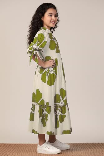 Image of Fashion Dream Girl's Rayon Floral Printed Dress|Girls Dress|Western Dress|Casual Wear
