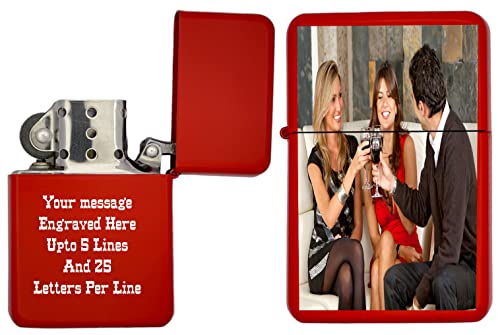 Encendedor personalizado GIFTS INFINITY rojo miniatura 1