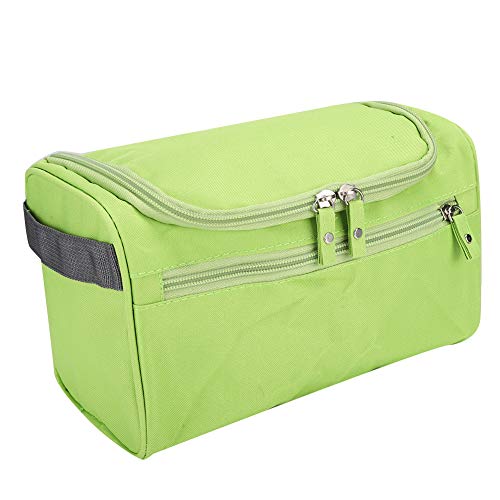 ZJchao Bolsa de Cosméticos de Gran Capacidad, Organizador de Almacenamiento Portátil con Apertura de Cremallera y Gancho para Viajes, Camping, Maquillaje, Necesidades Diarias
