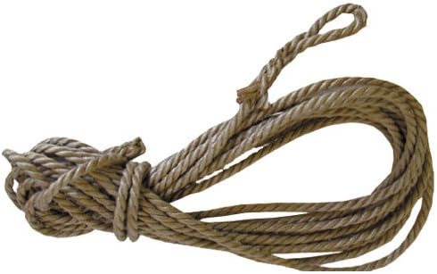 Durable Sling Rope; 25ft in Length; for Horse and Mule Packing; Used to Secure Mantied Loads to a Pack Saddle; Features A Pre-Braided Loop; BTM …