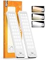 Under Cabinet Rechargeable Dimmable Lighting: 3 Color Temperature Motion Sensor Lights Indoor - Battery Operated Lights - Activated Closet Magnetic Wireless Led Light for Kitchen Home Bathroom Counter
