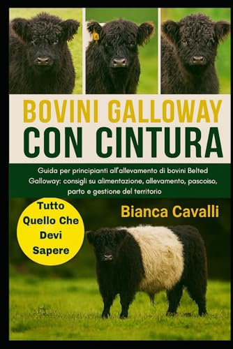 BOVINI GALLOWAY CON CINTURA: Guida per principianti all'allevamento di bovini Belted Galloway: consigli su alimentazione, allevamento, pascolo, parto e gestione del territorio für 18,07 EUR (-12%) statt 17,95 EUR bei amazon.de Bild: BOVINI GALLOWAY CON CINTURA: Guida per principianti all'allevamento di bovini Belted Galloway: consigli su alimentazione, allevamento, pascolo, parto e gestione del territorio für 18,07 EUR (-12%) statt 17,95 EUR bei amazon.de