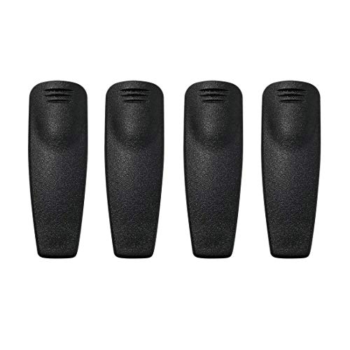 Clip de cinturón compatible para Motorola A10 A12 CP110 EP150 RDM2070D RDV5100 RDV2020 RDU2080D RDU4100 RDU4160D Radio bidireccional portátil RLN6307 RLN6307A (4 unidades) s)