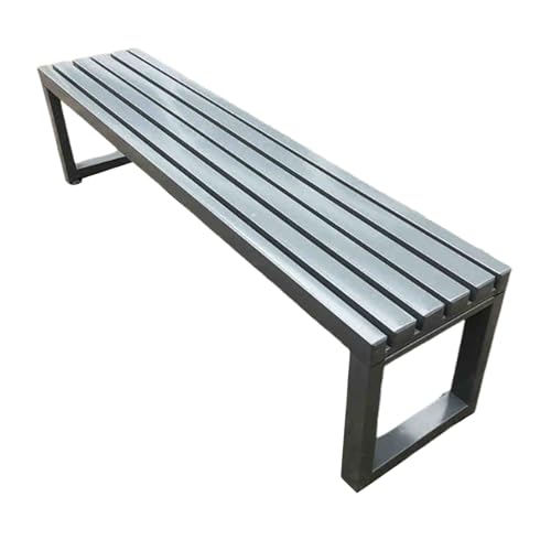 Banc de jardin en métal inaltérable pour oublier la rouille et les fissures sur la terrasse