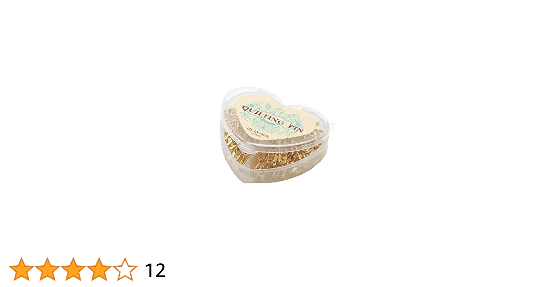 Amazon | Clover キルトしつけピン100本 No.1 57-405 | 裁縫道具