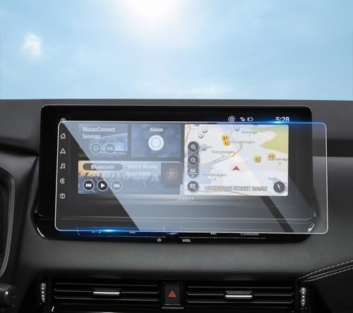 LINTINGLIHAI Pellicola Protettiva Schermo Auto per Nissan Juke N-Sport 2024 2025, Navigazione GPS in Vetro Temperato Anti Impronte Autoradio Touch Schermo Proteggi,C LINTINGLIHAI Pellicola Protettiva Schermo Auto per Nissan Juke N-Sport 2024 2025, Navigazione GPS in Vetro Temperato Anti Impronte Autoradio Touch Schermo Proteggi,C