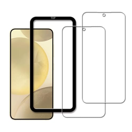 �w��F�� �Ή� Galaxy S24 SCG25 SC-51E �p�� �K���X�t�B���� �����K���X���{���Ɏq�f�ސ� �ی�t�B���� �K�C�h�g�t��, 2���Z�b�g