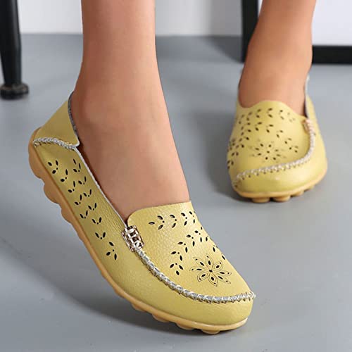 Chaussures flats dentelle respirable mollet large mode décontractée