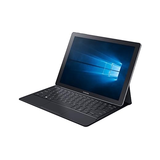 Samsung Galaxy TabPro S Tablet da 12" FHD SuperAMOLED, Processore Intel Core M3, 4 GB RAM, Nero [Versione Italiana] [Italia]