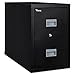 FireKing 2P1831CBL Patriot Insulated Two-Drawer Fire File, 17-3/4w x 31-5/8d x 27-3/4h, Black