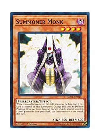 Amazon.co.jp: 遊戯王 英語版 SDCL-EN014 Summoner Monk 召喚僧サモン