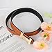 Relang Women's Belts with Gold Buckle, Fashion Waist Band, Elegant Ladies' Belt, Gift for Women