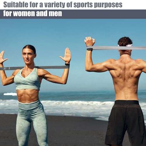 Image of Deekin 20 Pcs Resistance Bands for Women Men 10-115 Lbs 5 Different Resistance Levels Loop Exercise Bands for Leg Working Gym