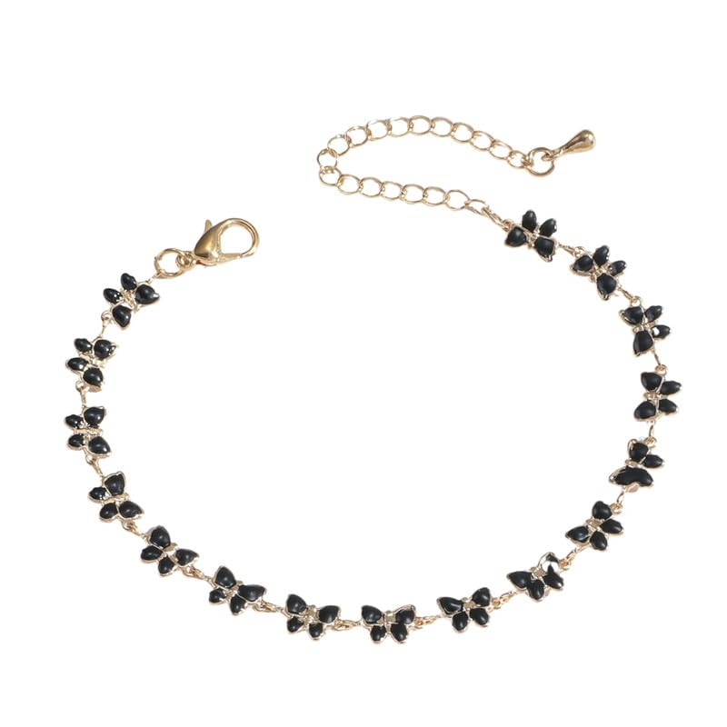 Daisy Foot Chain for Women Oil Dropped Copper Anklet Design-image-16
