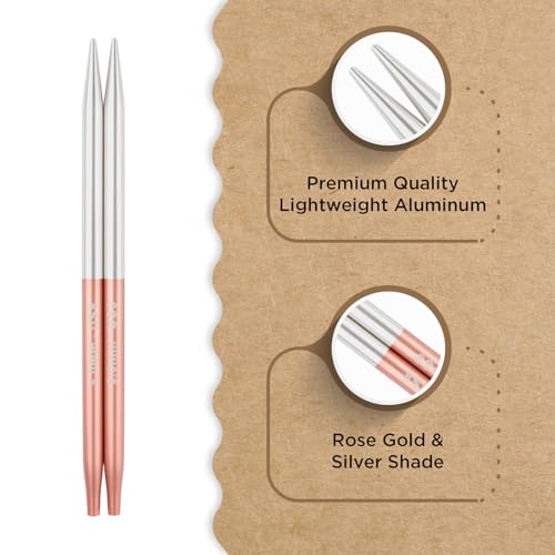 Image of Knitter's Pride Rosemist Normal Interchangeable Circular Needles 5 inch inch (13cm) - US Size 8 (5mm)